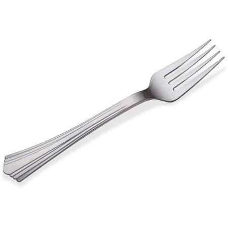 WNA 610155 CPC Heavyweight Plastic Reflection Fork, Silver, 600PK 610155  CPC